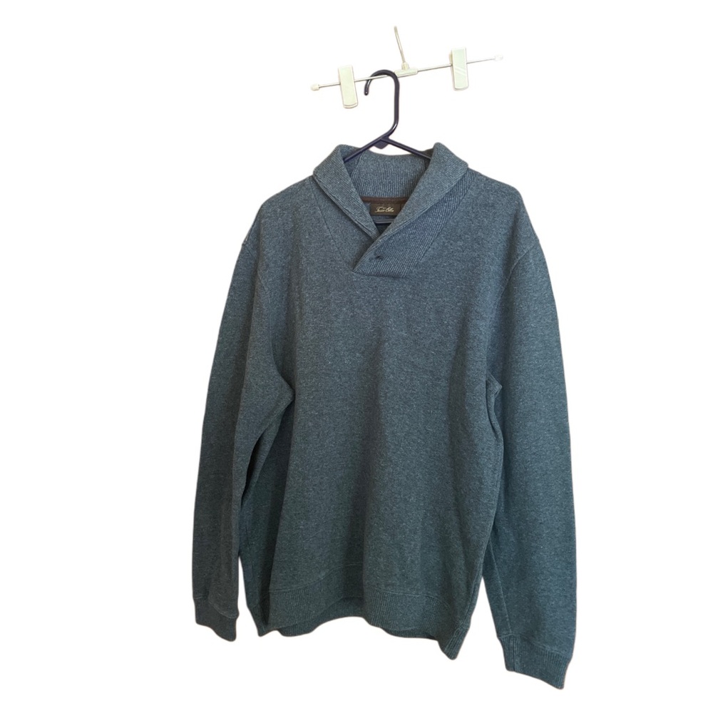 Tasso Elba, Size‎ L, V-Neck Sweater in Blue